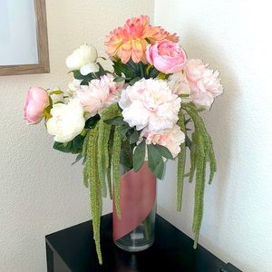 Pastel Artificial Floral Arrangement Home Decor